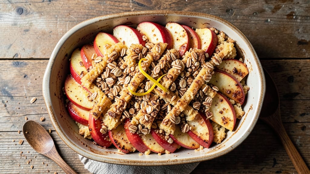 Apple Crisp Recipe With Yellow Cake Mix: Warm Spiced Apple Cake Crunch in One Pan