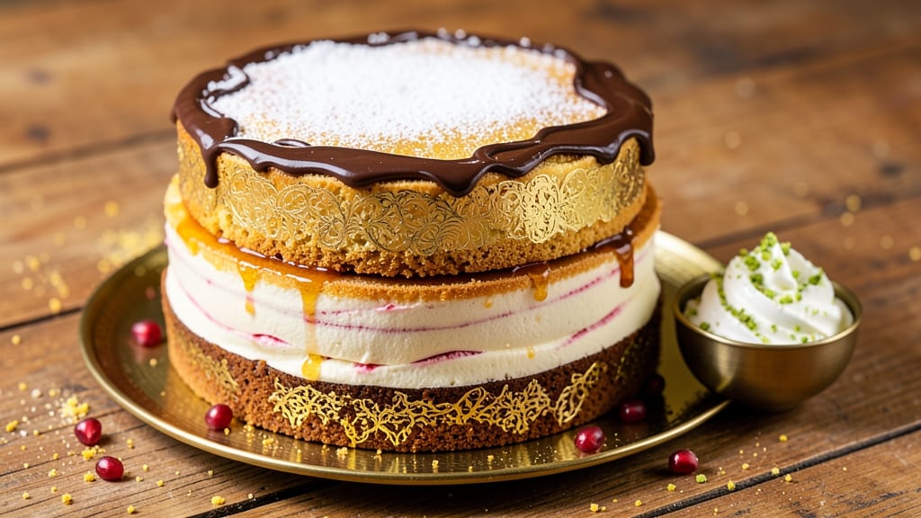 Arabian Cake Recipe: Cardamom-Spiced Layers with Date Caramel Swirl
