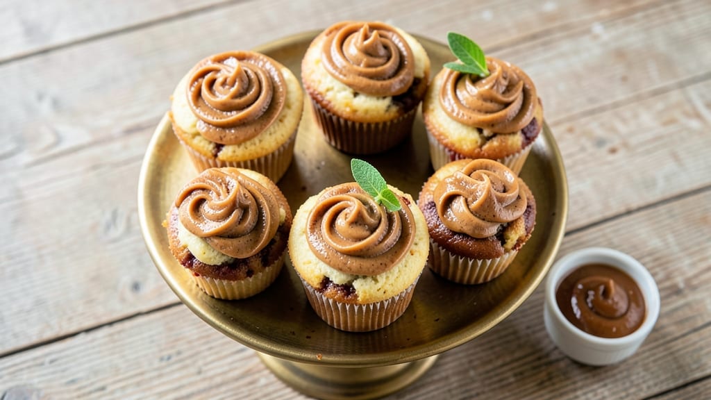 Apple Butter Cupcakes Recipe: Spiced Caramel Swirls on Vanilla Clouds