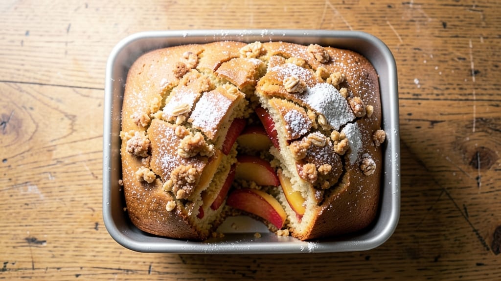Apple Cake Loaf Pan Recipe: Spiced Apple Streusel With Buttery Crust