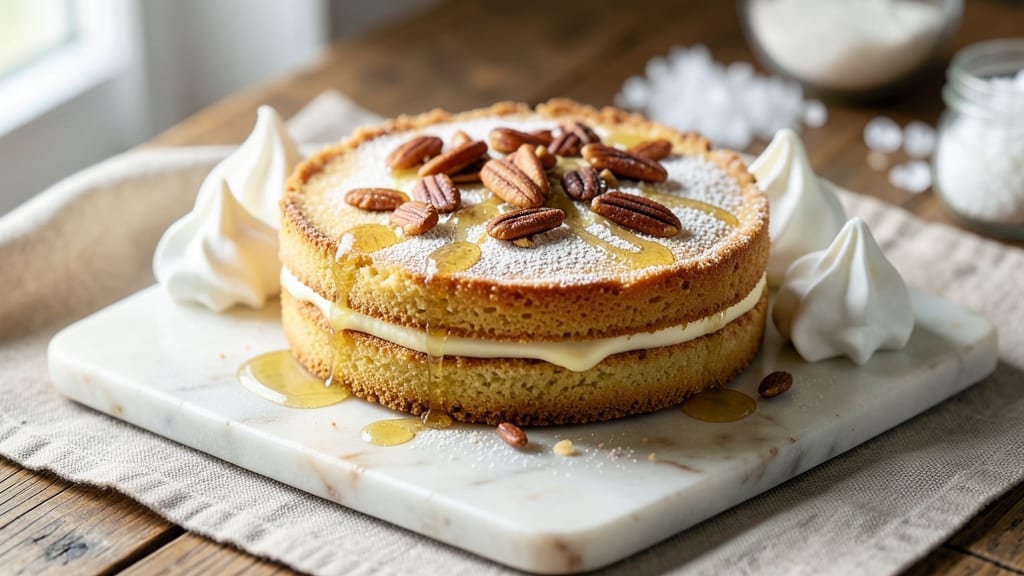 Amaretti Cake Recipe: Almond Kissed Layers with Crunchy Bites