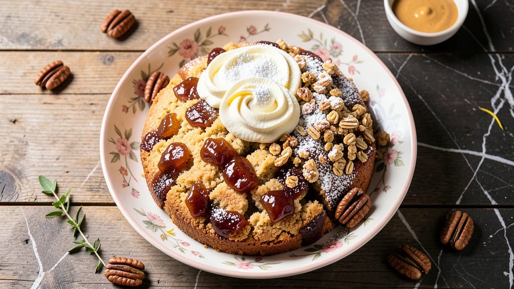 Apple Jam Cake Recipe: Warm Spiced Streusel Over Moist Fruit Layers