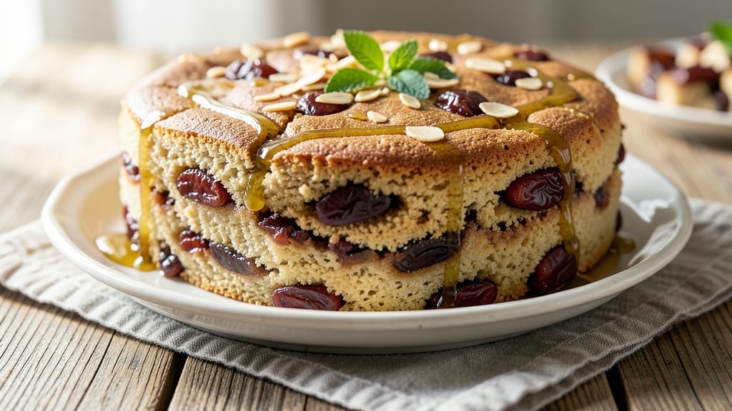 Almond Date Cake Recipe: Fudgy Texture With Caramelized Date Swirls