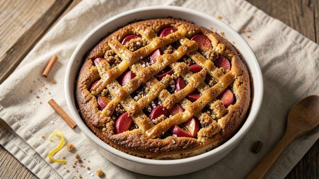 Apple Crisp Coffee Cake Recipe: Warm Spiced Apple Streusel Over Moist Coffee Layers