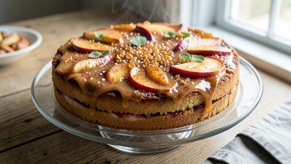 Apple Cake Topping Recipe: Caramelized Streusel Crown With Warm Cinnamon Swirls