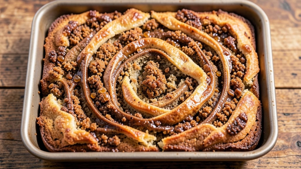 Andersonville Coffee Cake Recipe: Vanilla Streusel Crunch Over Moist Spiced Layers