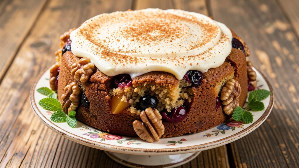 Amish Friendship Fruit Cake Recipe: Spiced Layers and Vanilla Frosting Bliss