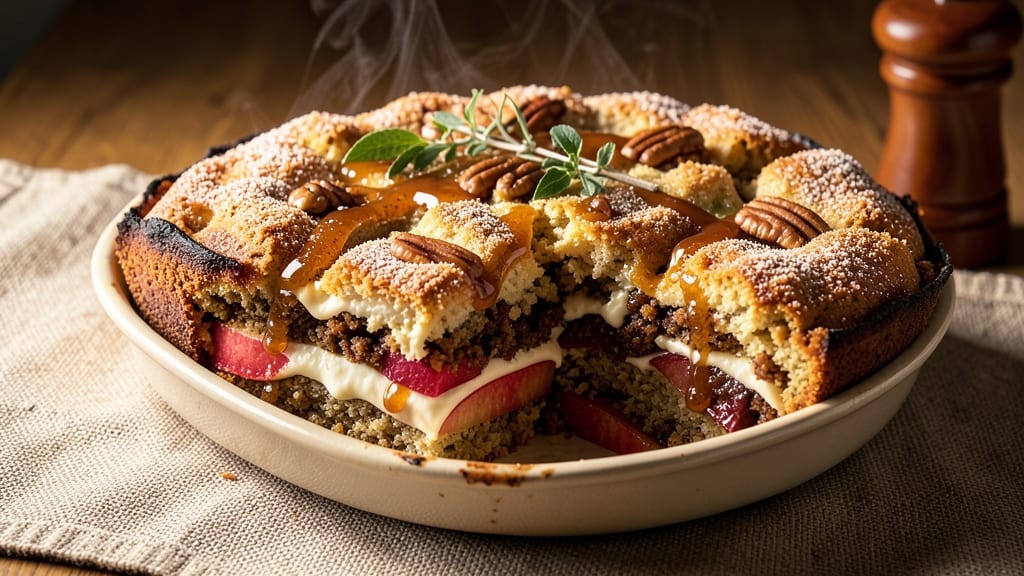 Apple Bake Cake Recipe: Spiced Apple-Cinnamon Layers With Buttery Vanilla Streaks