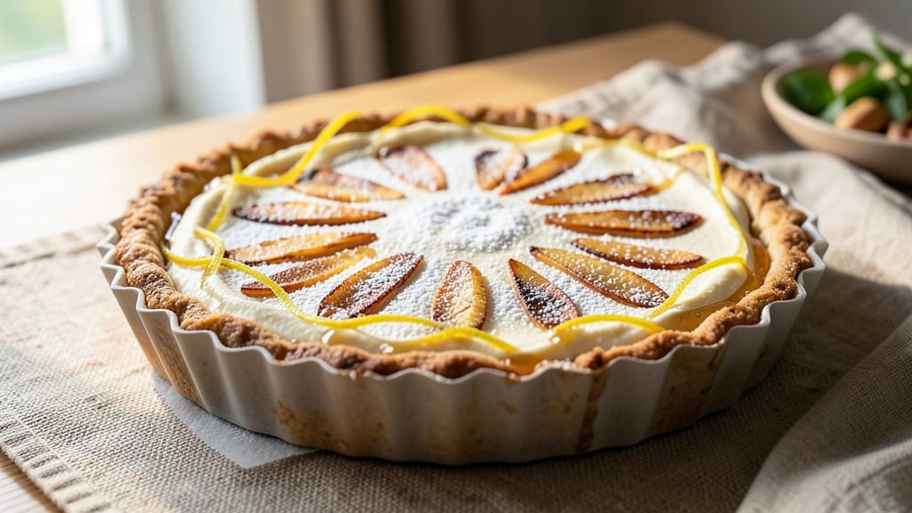 Almond Tart Cake Recipe: Nutty Crunch Meets Silky Citrus Filling