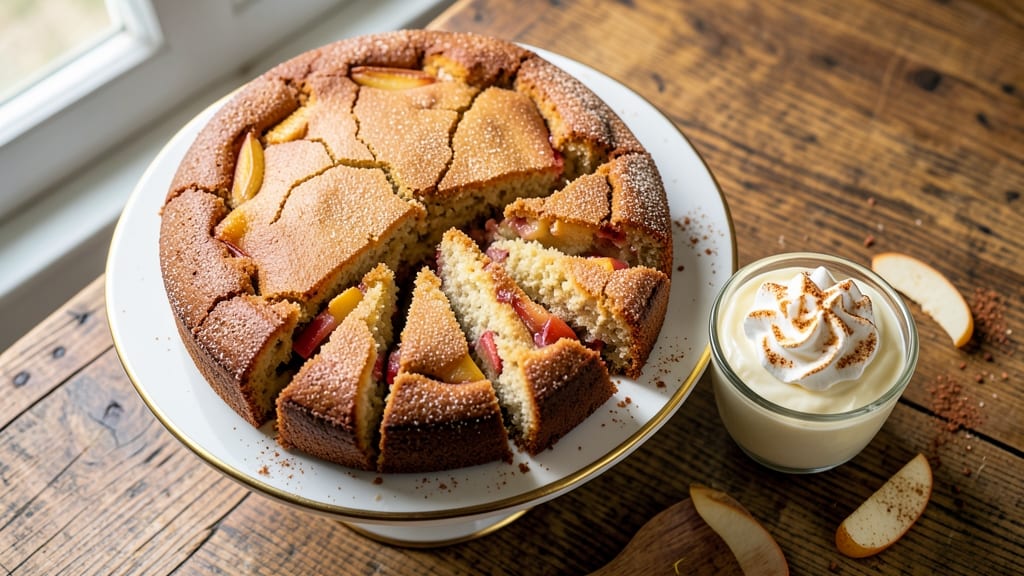 Apple Cake With Vanilla Pudding Recipe: Moist Layers and Cool Cream Fusion