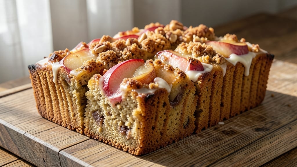 Apple Pear Coffee Cake Recipe: Spiced Fruit Streusel Crown Over Moist Vanilla Layers