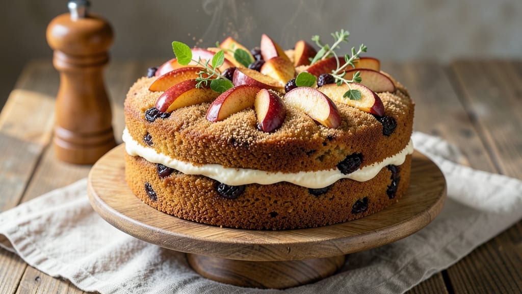 Apple Cinnamon Raisin Cake Recipe: Spiced Warmth With Moist Layers and Raisin Bursts