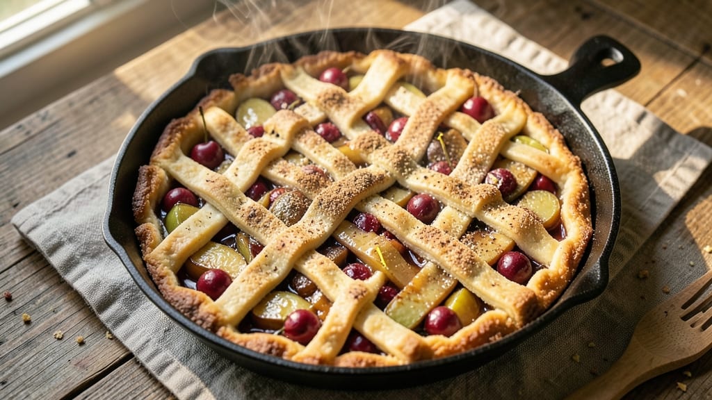Apple Cherry Dump Cake Recipe: Warm Spiced Fruit Layers Under Buttery Crust