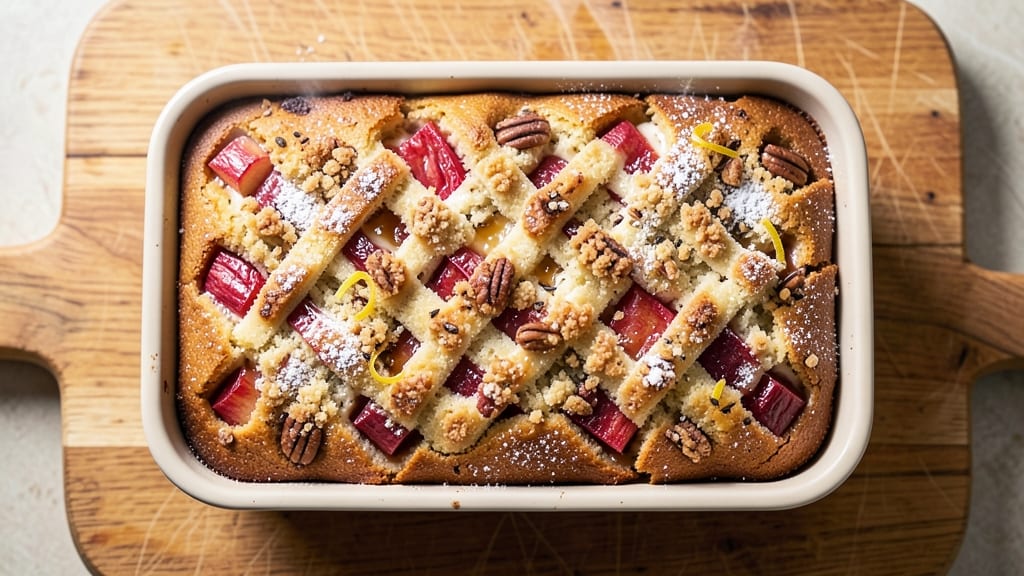 Apple Coffee Cake Recipe with Yogurt: Moist Apple Streusel Topped with Tangy Yogurt Swirl