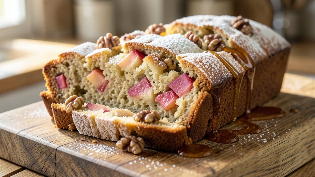 Apple Walnut Loaf Cake Recipe: Spiced Apple Filling and Nutty Streusel Crown