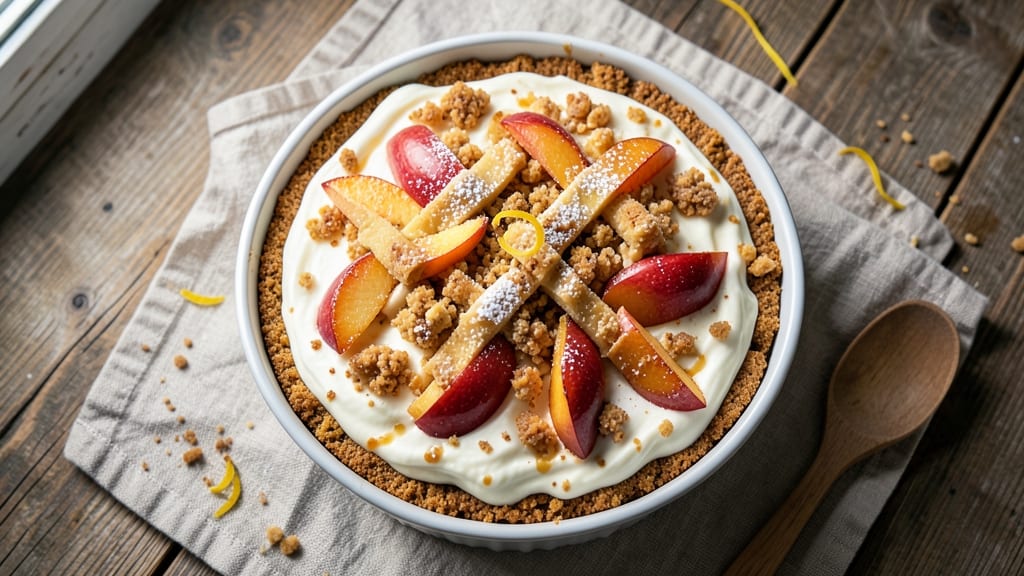 Apple Pie Crumble Cheesecake Recipe: Buttery Streusel Crown Over Spiced Apple Filling