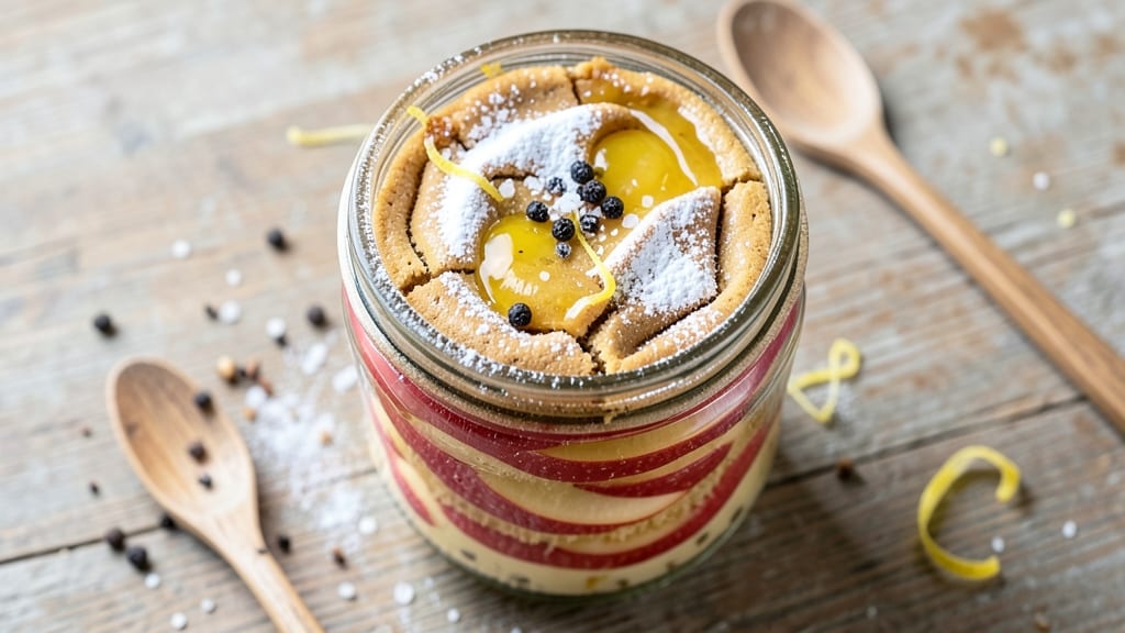 Apple Cake in a Jar Recipe: Layered Spice and Streusel Magic