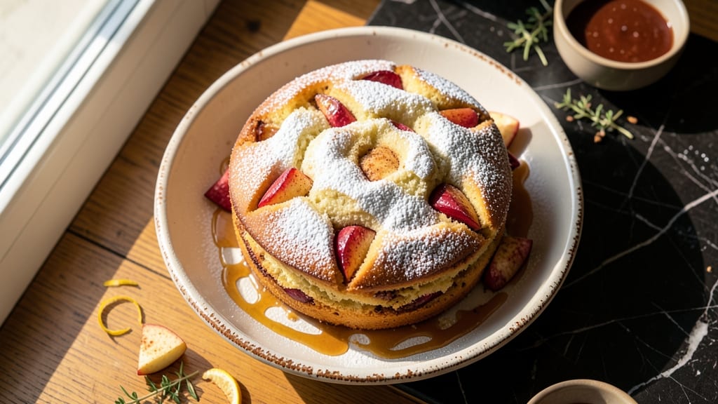 Apple Muffin Cake Recipe: Spiced Apple Streusel Over Moist Layers