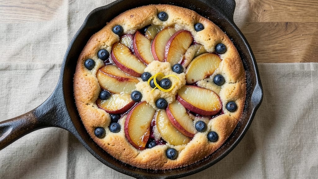 Apple Blueberry Dump Cake Recipe: Spiced Streusel Crown Over Juicy Fruit Swirls
