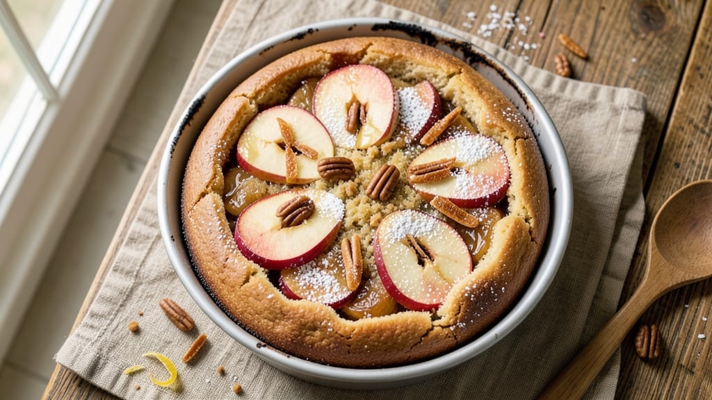 Apple Ginger Upside Down Cake Recipe: Caramelized Top With Spiced Apple-Ginger Filling