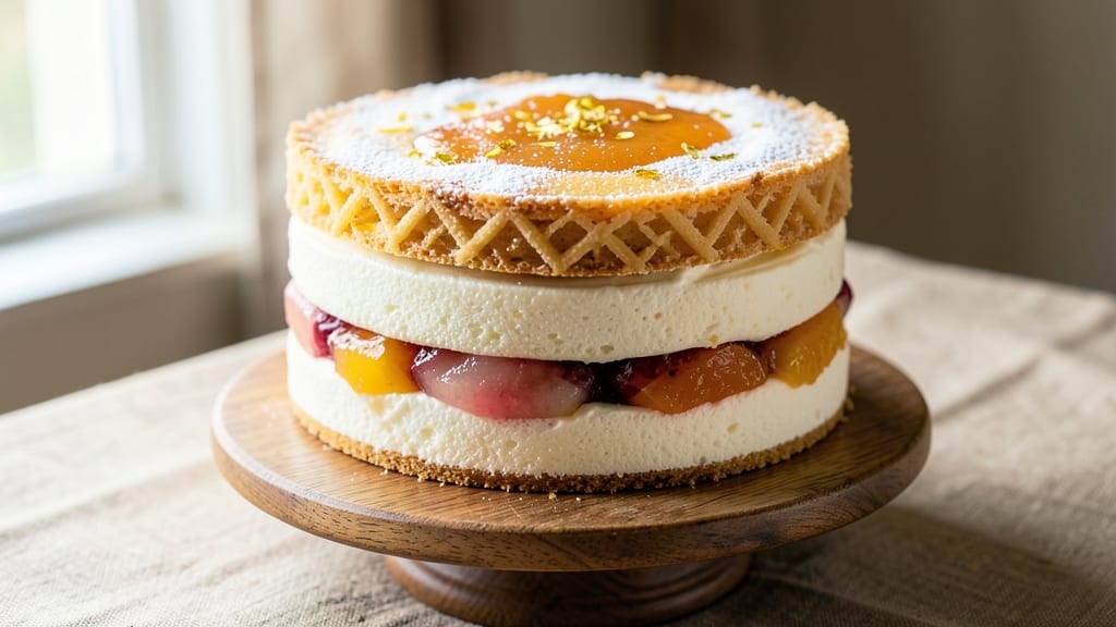 Asian Sponge Fruit Cake Recipe: Tropical Layers With Moist Center and Citrus Zest