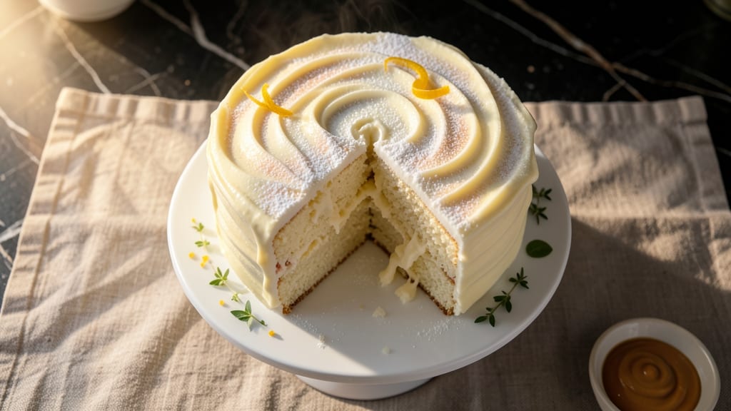 Angel Food Cake With Cream Cheese Frosting Recipe: Light As Air Layers and Ultra-Smooth Frosting
