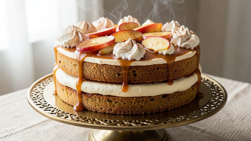 Apple Vanilla Cake Recipe: Spiced Apple Layers and Vanilla Swirl Magic