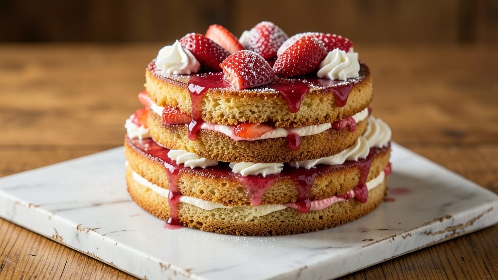 Ambrosia Bakery Fresh Strawberry Cake Recipe: Velvety Layers with Bursting Fruit