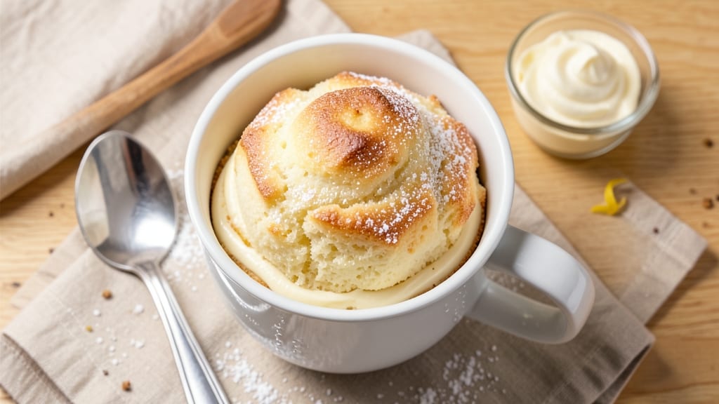 Angel Food Cake in a Mug Recipe: Fluffy Vanilla Cloud in 5 Minutes