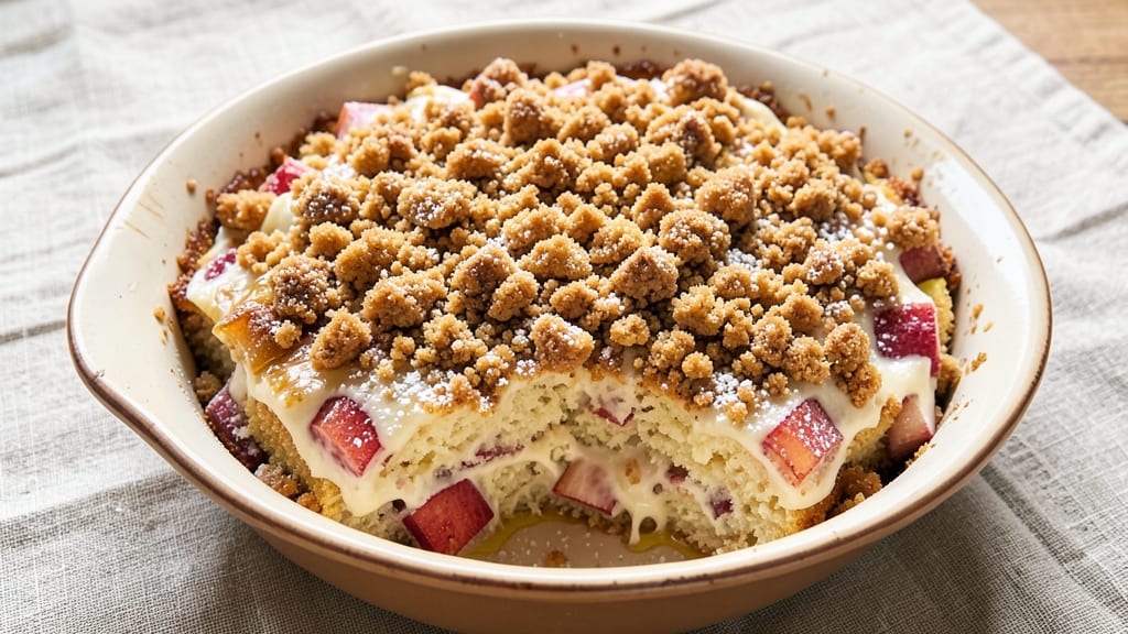 Apple Cake With Crumb Topping Recipe: Warm Spice Streusel Over Moist Apple Layers