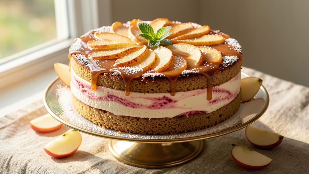Apple Mousse Cake Recipe: Light-as-Air Layers with Vanilla-Infused Magic