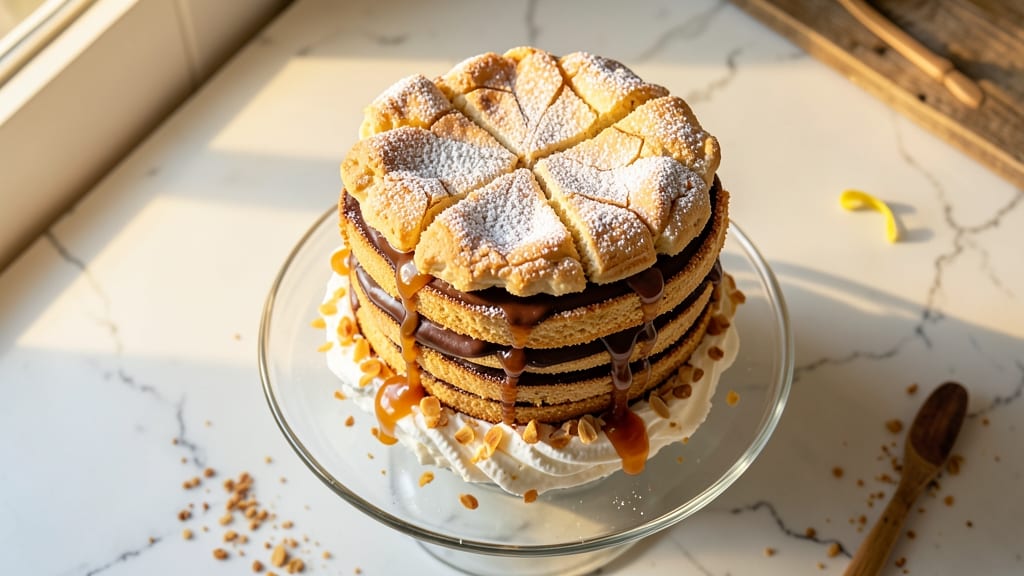 Almond Roca Cake Recipe: Crunchy Top, Silky Layers, No-Bake Magic